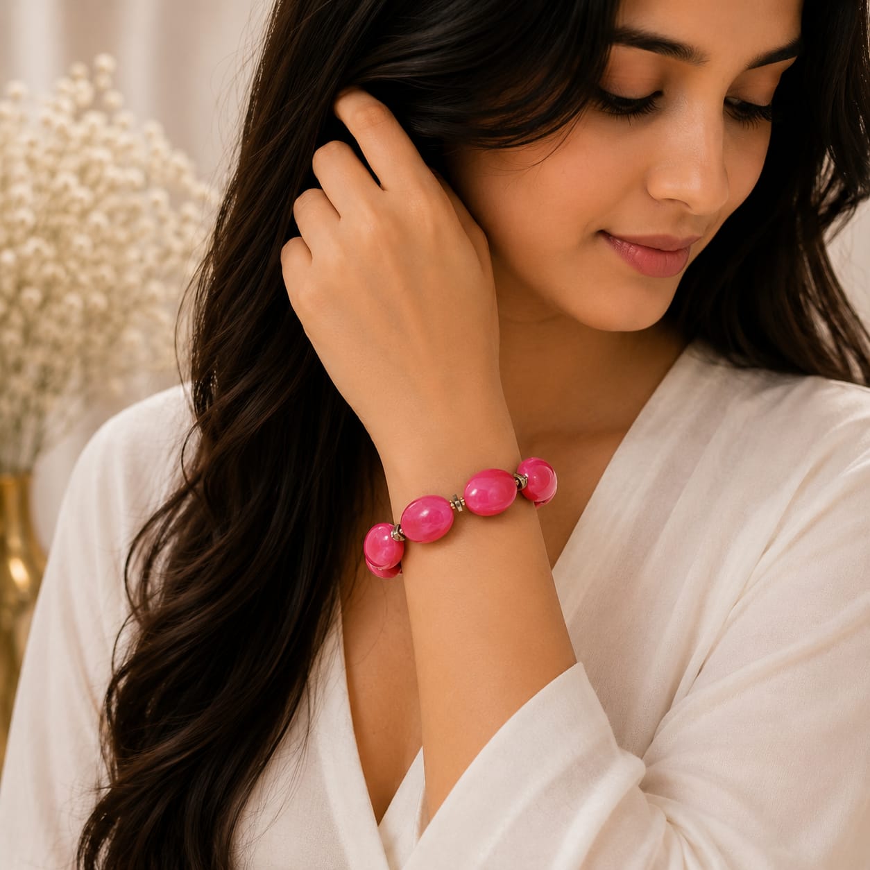 Rose Petal Luxe Bracelet - Image 2